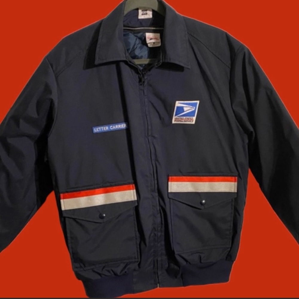 Men's Navy Blue Postal Service Jacket